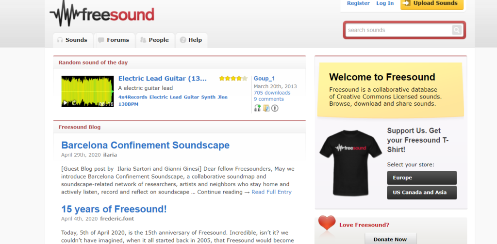 Freesound bg
