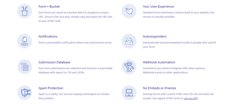 FormBucket is a easy to use free form builder