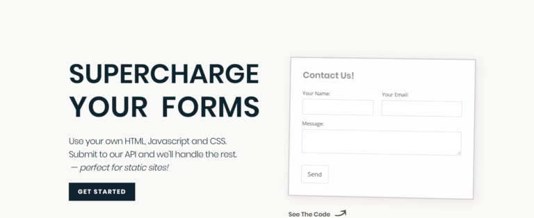 Formspree - Best code free HTML forms with API