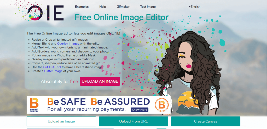 online image editor cover