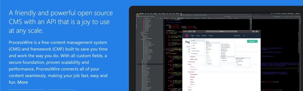 process wire free cms
