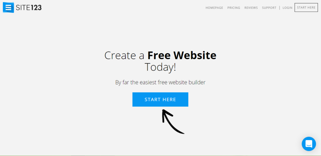 Site123 free website builder