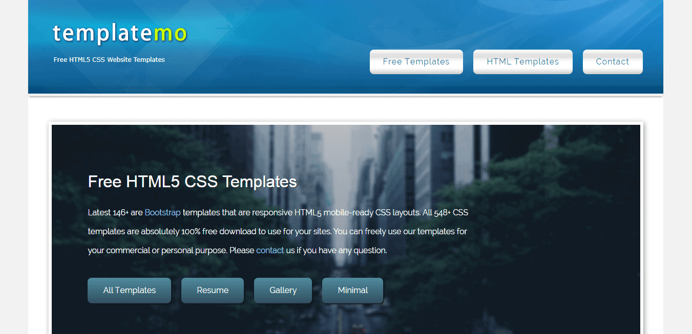 Templatemo - Free HTML5 mobile-ready CSS layouts