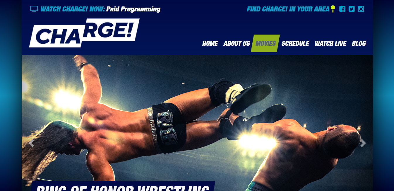 CHARGE! is a new free broadcast network including movies, series