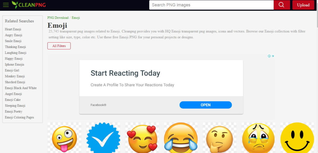 Emoji PNG Heart Emoji Angry Emoji Smile Emoji Thinking Emoji Laughing Emoj
