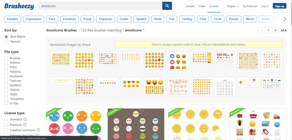 Emoticons Free Brushes 723 Free Downloads