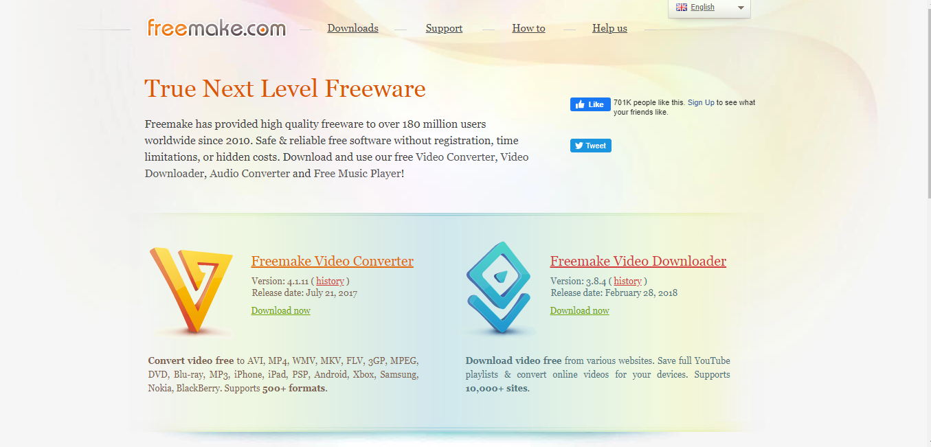 Freemake - Best free software to convert any to any format