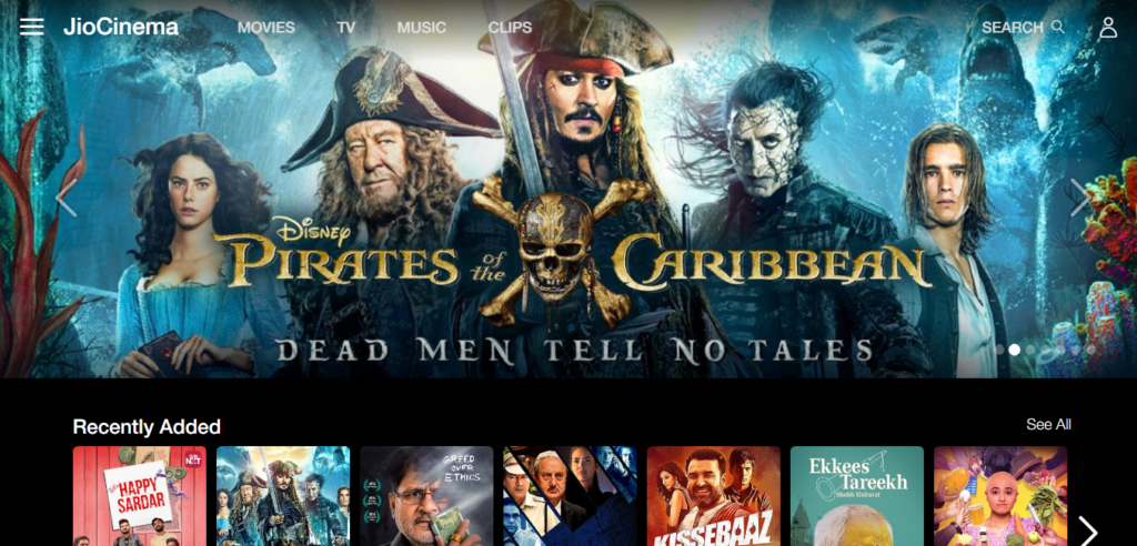 JioCinema Watch Movies TV Shows Music Videos Online