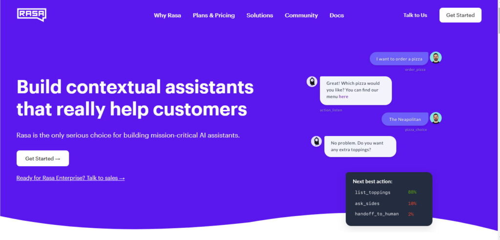 Rasa Open source conversational AI Rasa