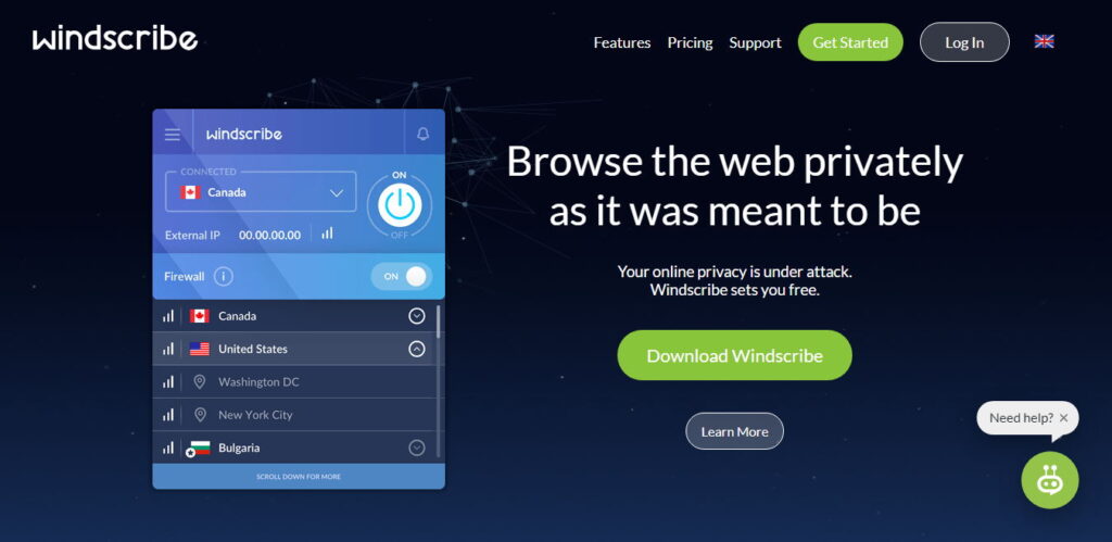 windscribe cover