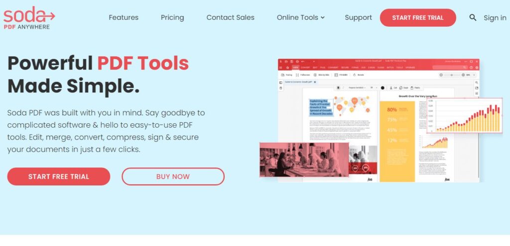 Free PDF Editor Online soda pdf online cover