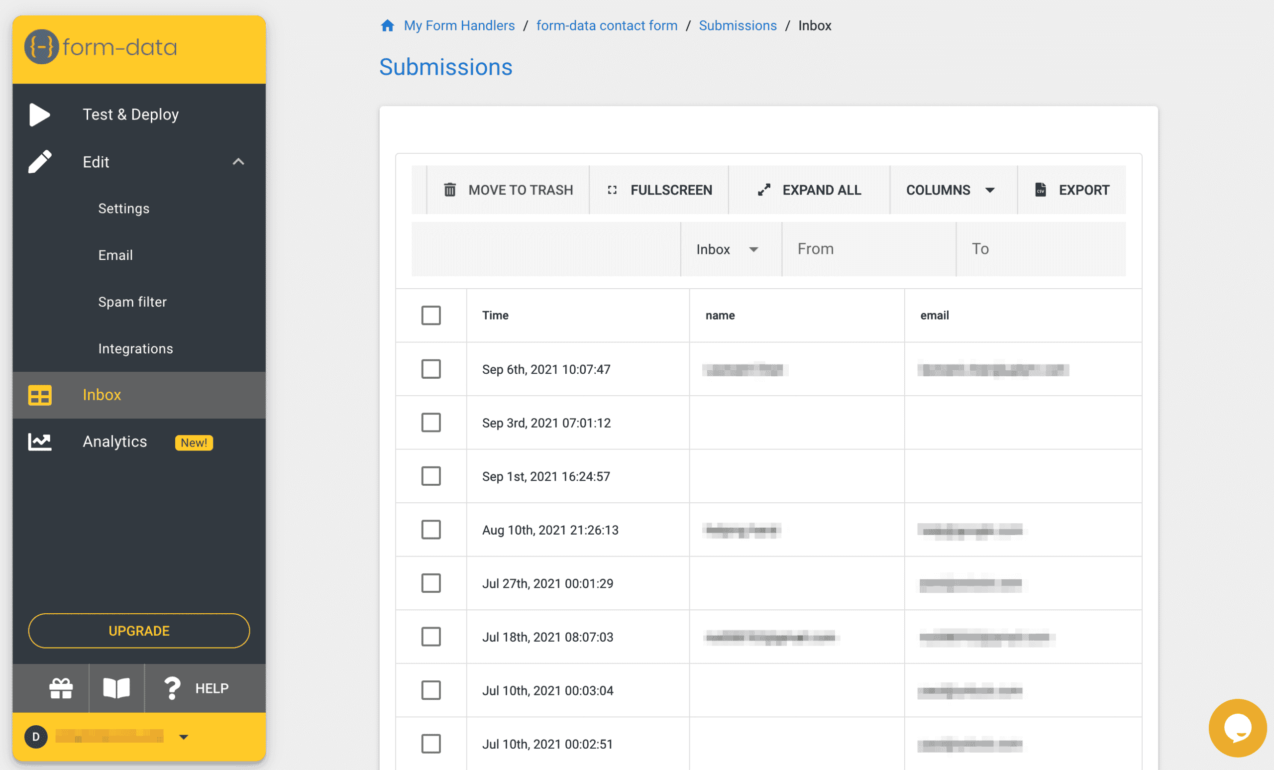 Form-Data No-Code backend for forms using HTML