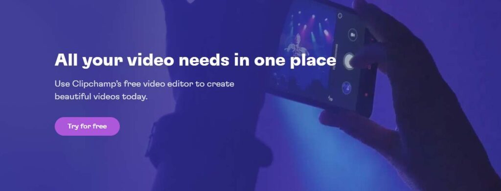 clipchamp free video editor