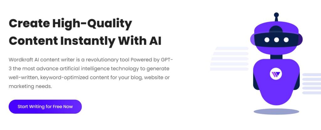 wordkraft ai content writer