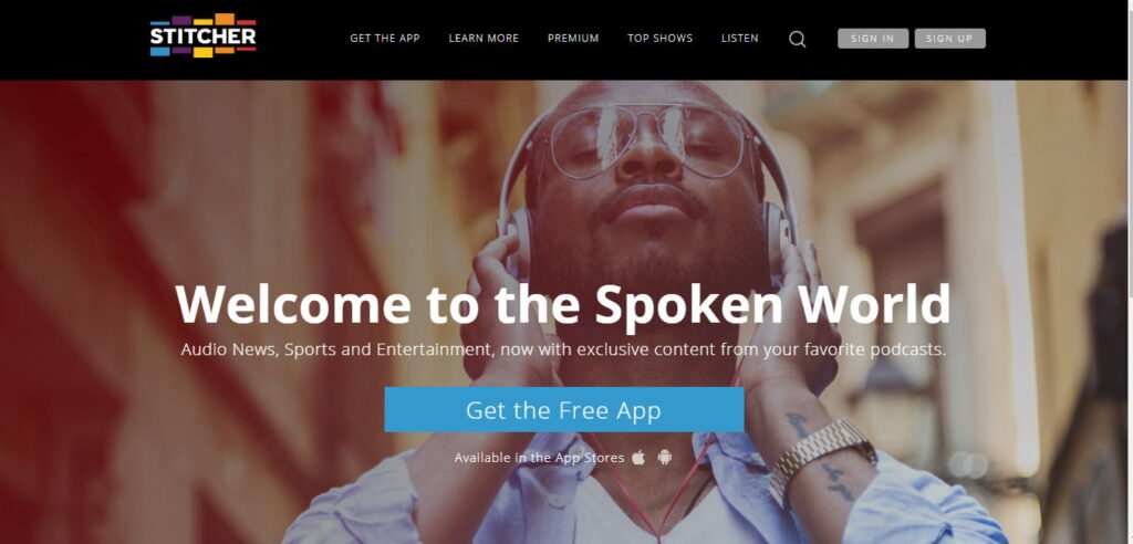 Listen to podcasts via our app Get features like custom playlists personalized