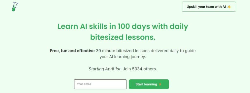 100daysofAI free learning 65c8b7fb14a92