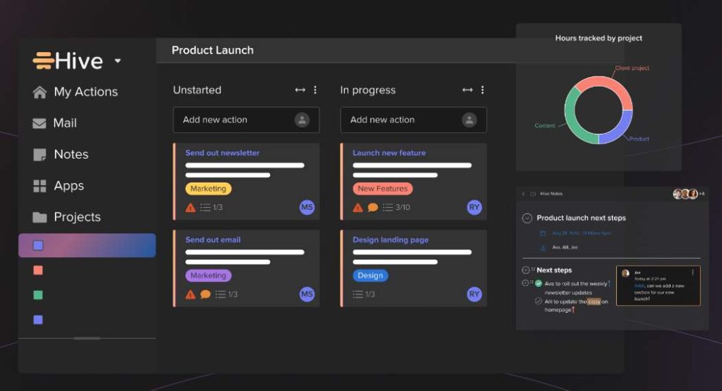 Hive – Manage Projects Faster & Collaborate Better