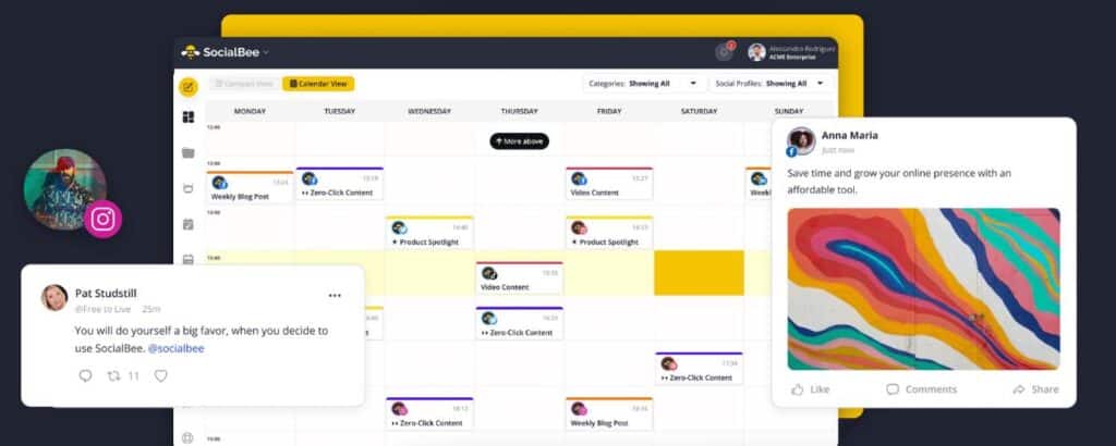 social bee free scheduler 65c7a7576e5f4