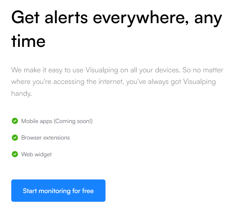 Get alerts everywhere, any time