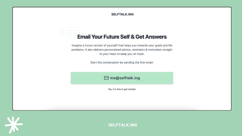 Selftalk.ing – Email Your Future Self for Clarity & Focus in Life