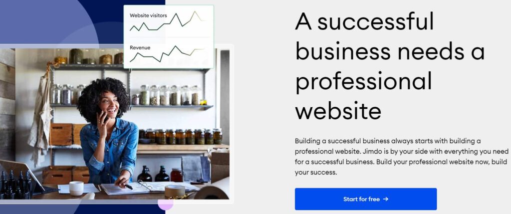jimdo create free website