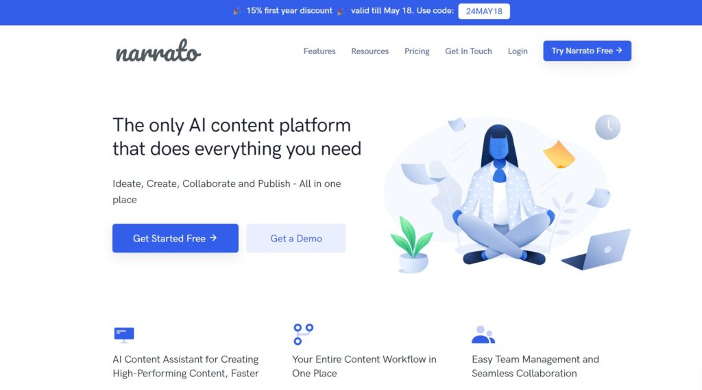 narrato free ai tool 6646fdd6c5d7f