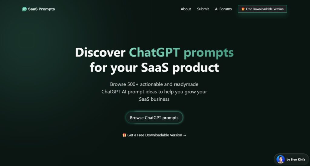 SaaS Prompts: Your Free Prompt Generator for ChatGPT