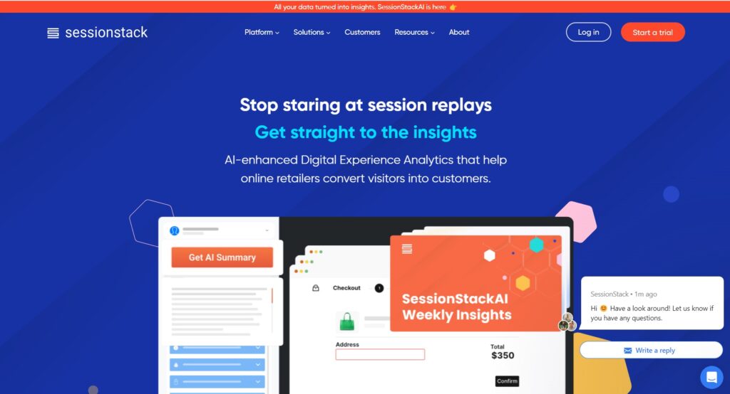 Unlock Insights: SessionStack, Your Essential Free Web Analytics Tool