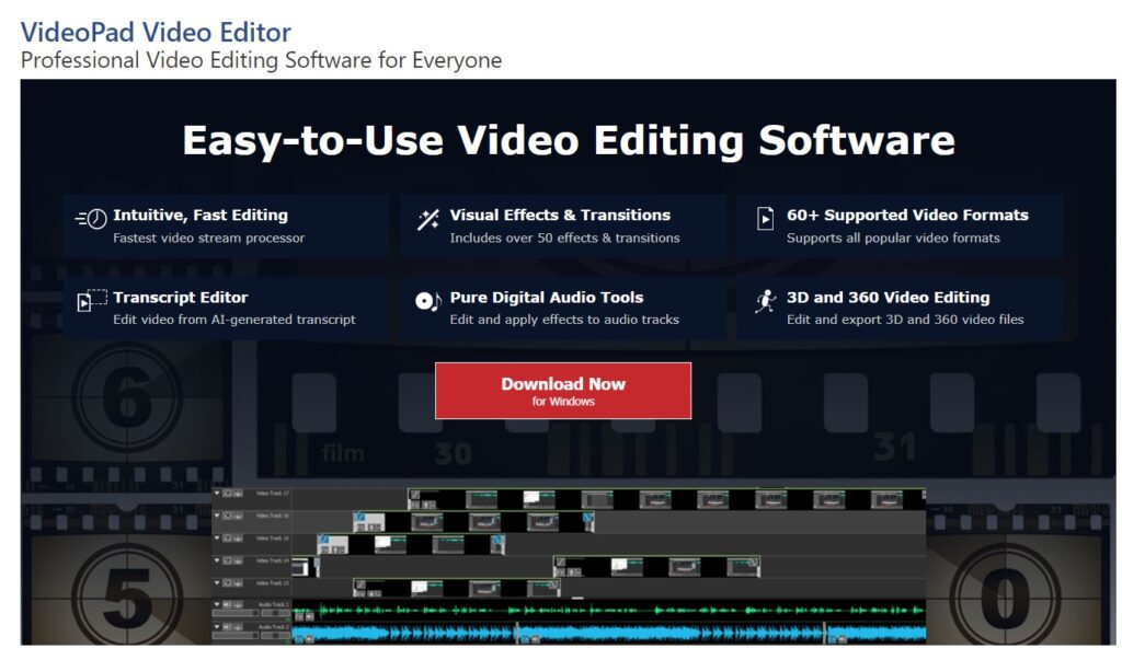 VideoPad: Your Ultimate Free Video Editing Tool