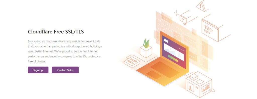 cloudflare free ssl protection