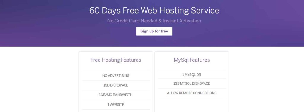 dreamnix free website hosting