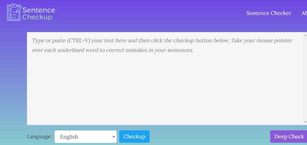 free online sentence checker
