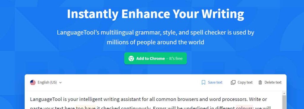 languagetool free writing assistant