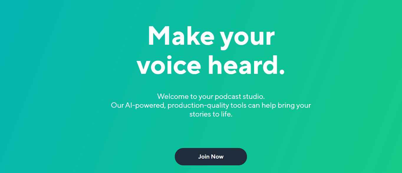 Podcastle- Best AI based Free Podcast Creator Tool