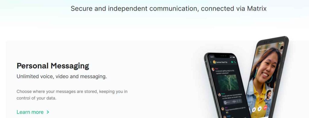 element free messaging app
