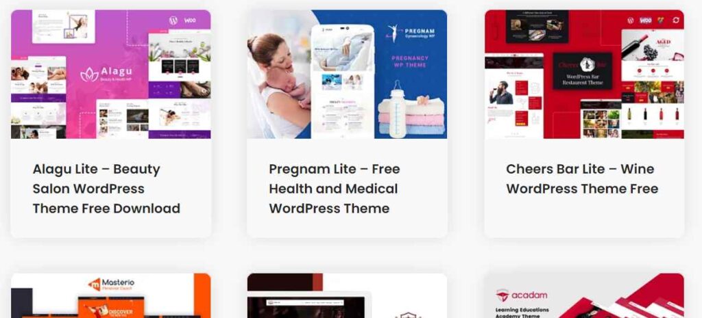 themesrain wordpress free themes